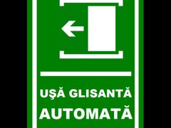 Placuta pentru usa automata glisanta prin stanga